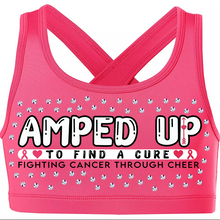 Load image into Gallery viewer, Amped Up Pink Out Sports Bra

