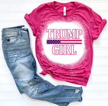 Load image into Gallery viewer, Trump Girl Bleached Tee
