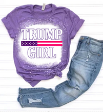 Load image into Gallery viewer, Trump Girl Bleached Tee
