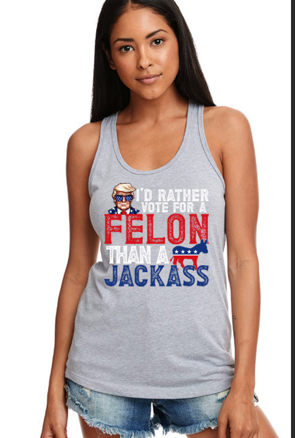 I'd Rather Vote Racerback Tank