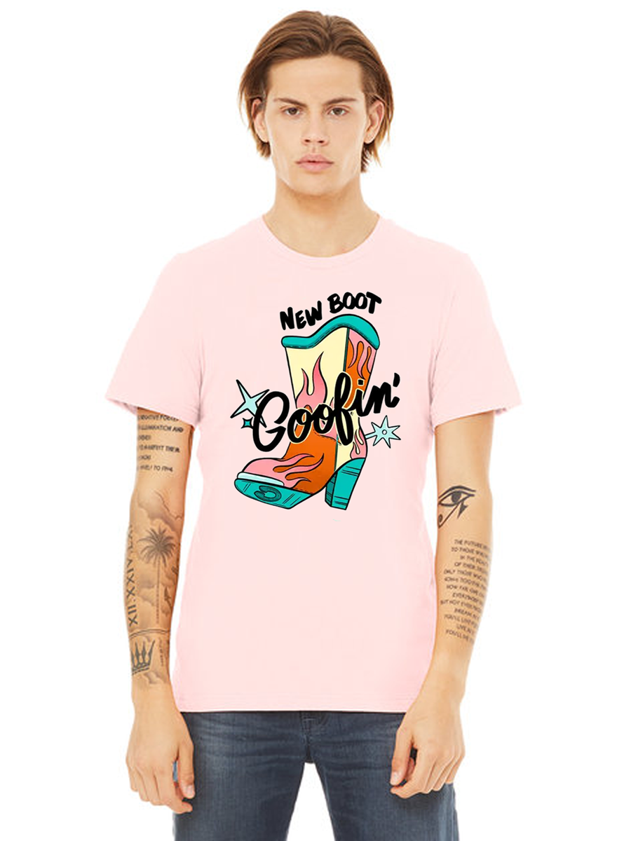 New Boot Goofin' Soft Pink Tee